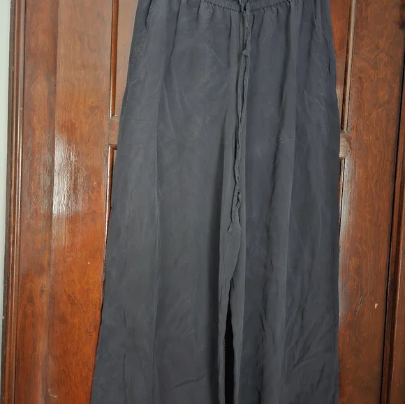 Club Monaco 100% Silk Wide Leg Pants - Picture 2 of 4